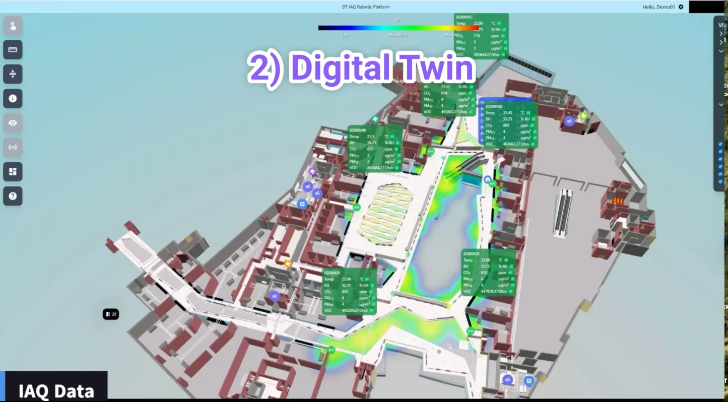 Enabling a Smarter HKUST Campus by Integrating Digital Twin with Robotics and AI Technology