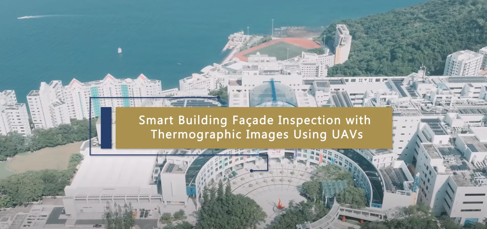 Smart Building Façade Inspection with Thermographic Images Using Unmanned Aerial Vehicles (UAVs)